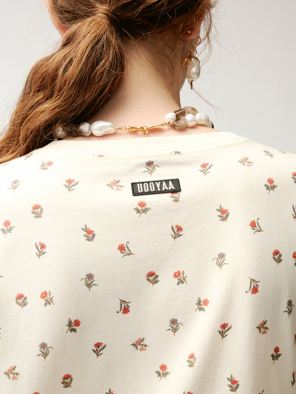 HUG bear print T-shirt dress
