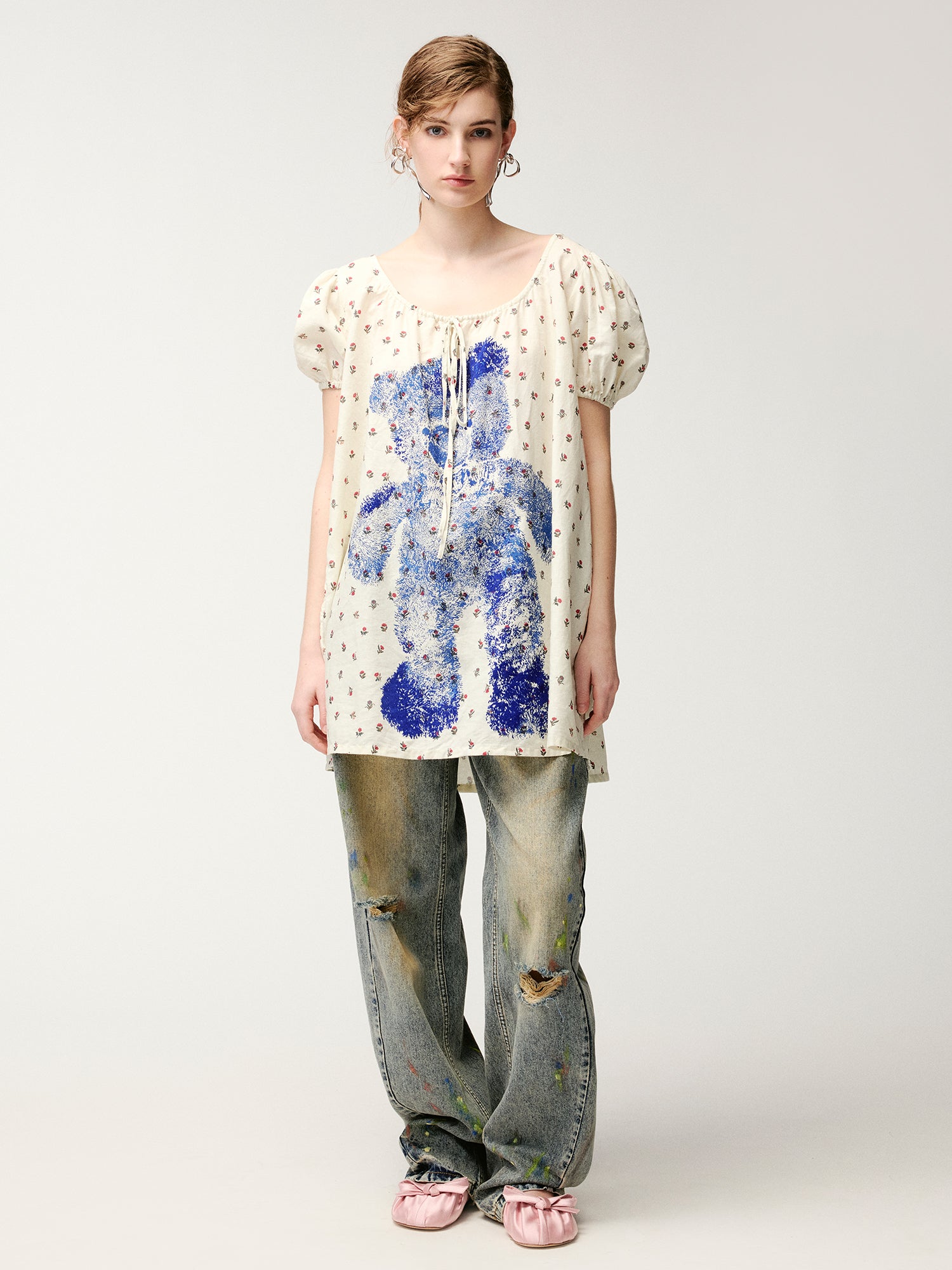 HUG bear print dress