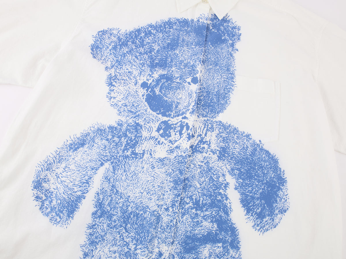 HUG bear print shirt dress