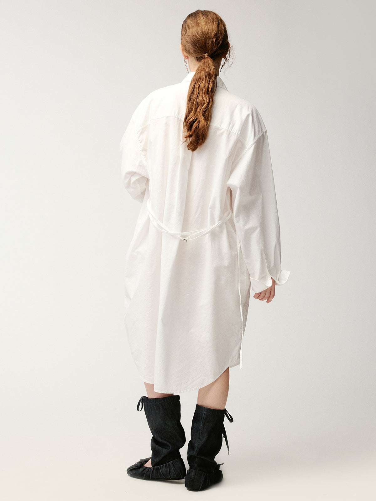 HUG bear print shirt dress