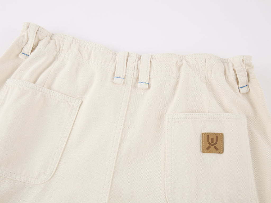 HUG bear print carpenter pants