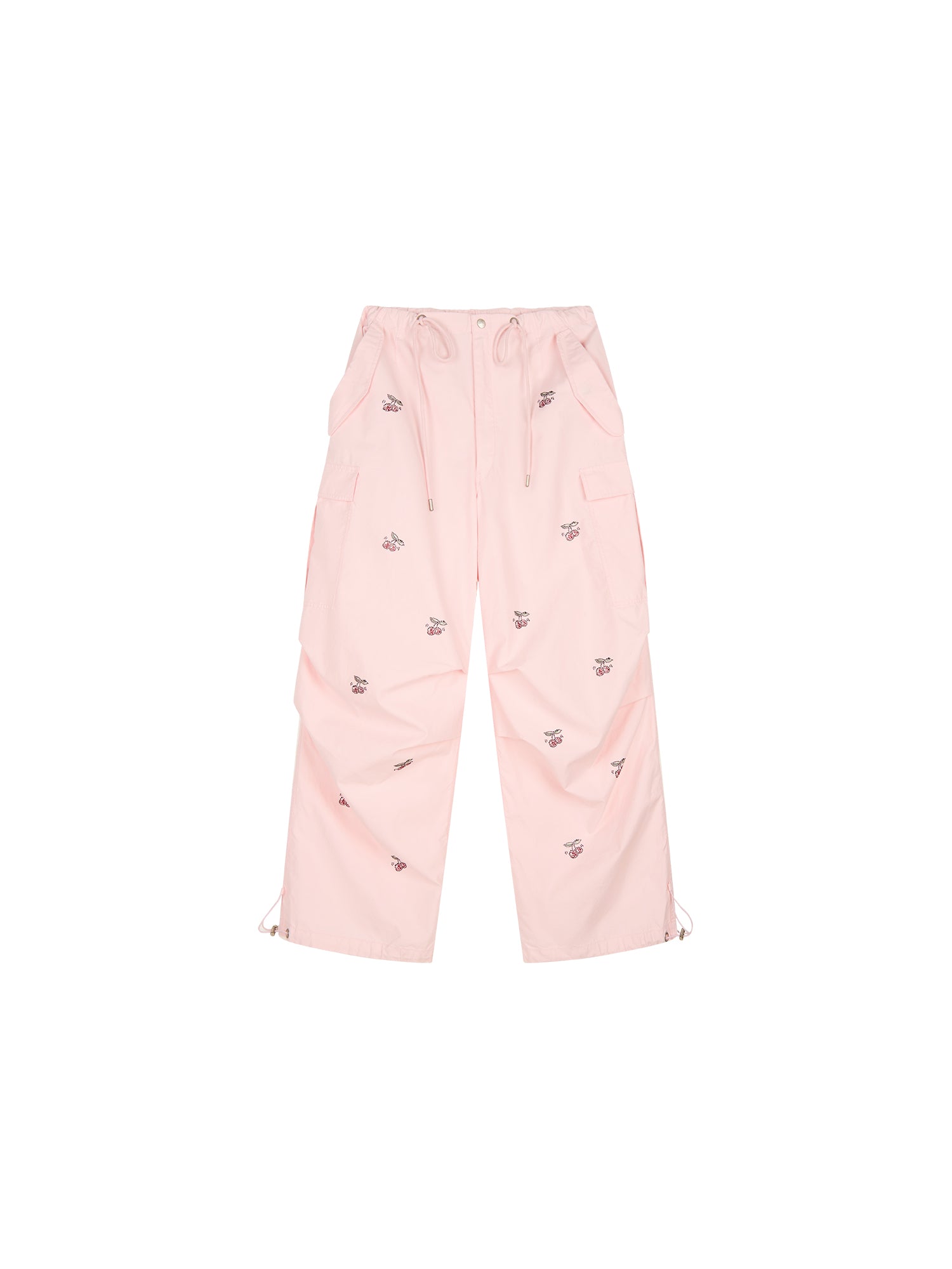 Rhinestone dynamic cherry cargo pants