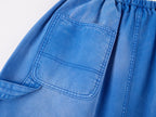 Klein Blue washed cargo skirt