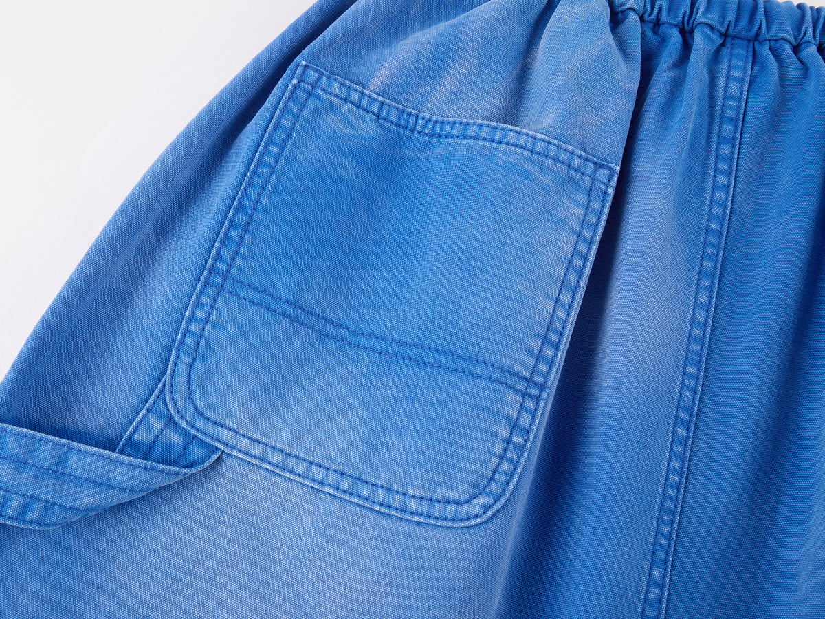 Klein Blue washed cargo skirt