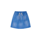 Klein Blue washed cargo skirt