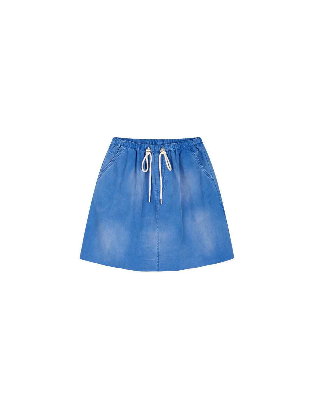 Klein Blue washed cargo skirt