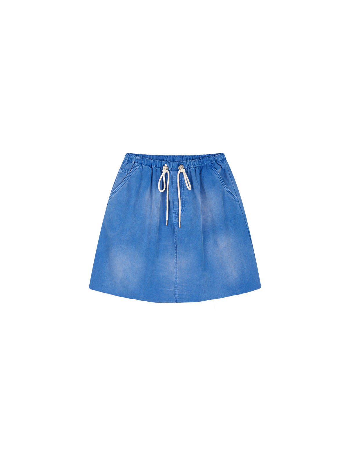 Klein Blue washed cargo skirt