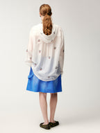 Klein Blue washed cargo skirt