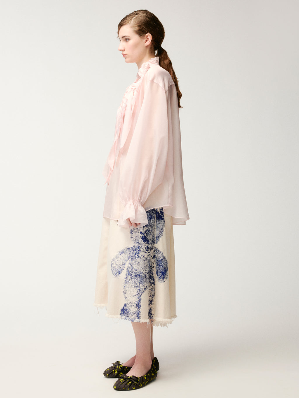 HUG bear print skirt