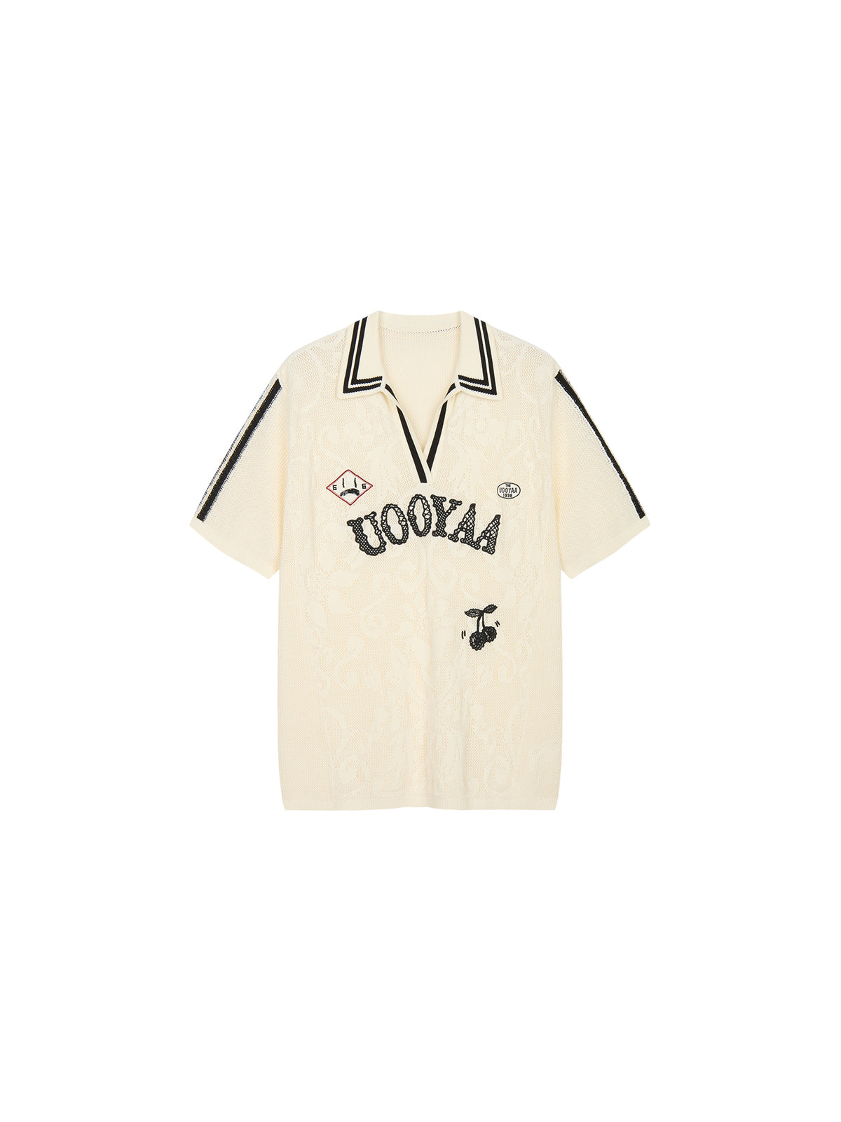 Classic hollow polo knit T-Shirt