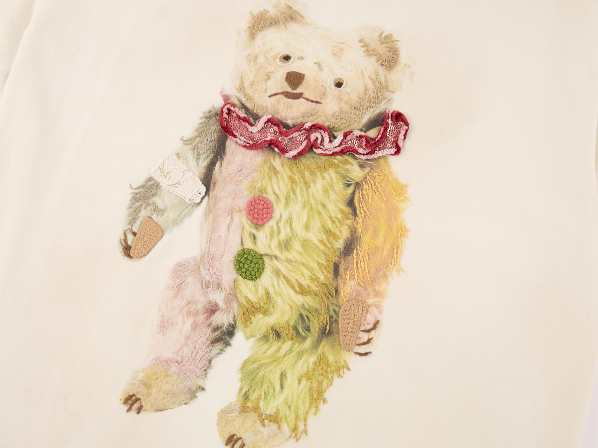 Carnival embroidered bear T-shirt