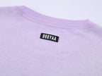 Bow appliqué embroidered T-shirt