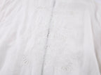 Lace openwork embroidered baseball jacket