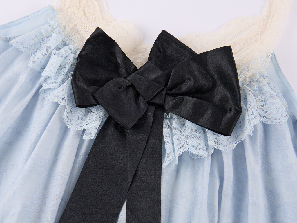 3d bow knot cami dress
