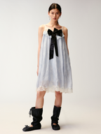 3d bow knot cami dress