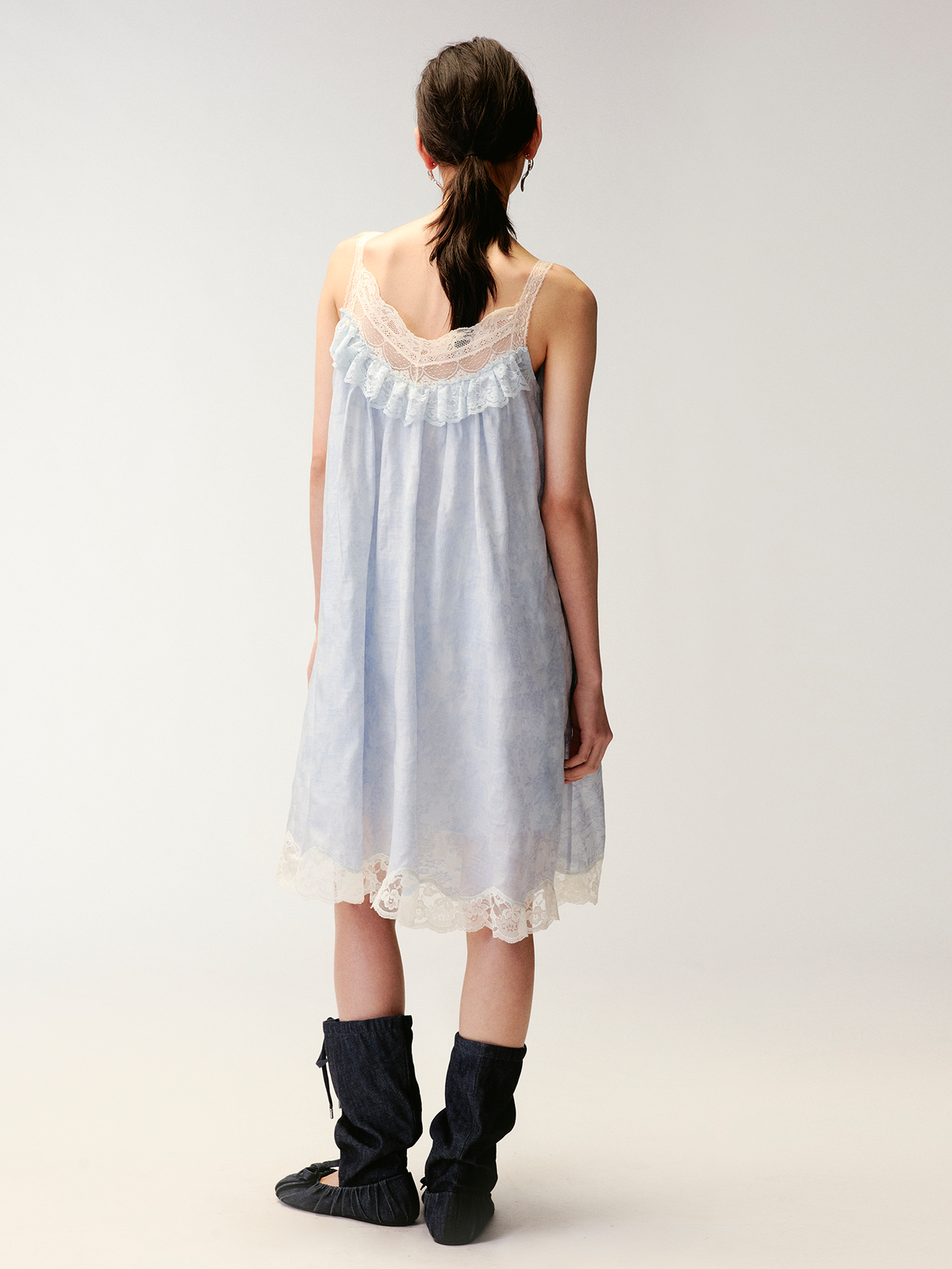 3d bow knot cami dress