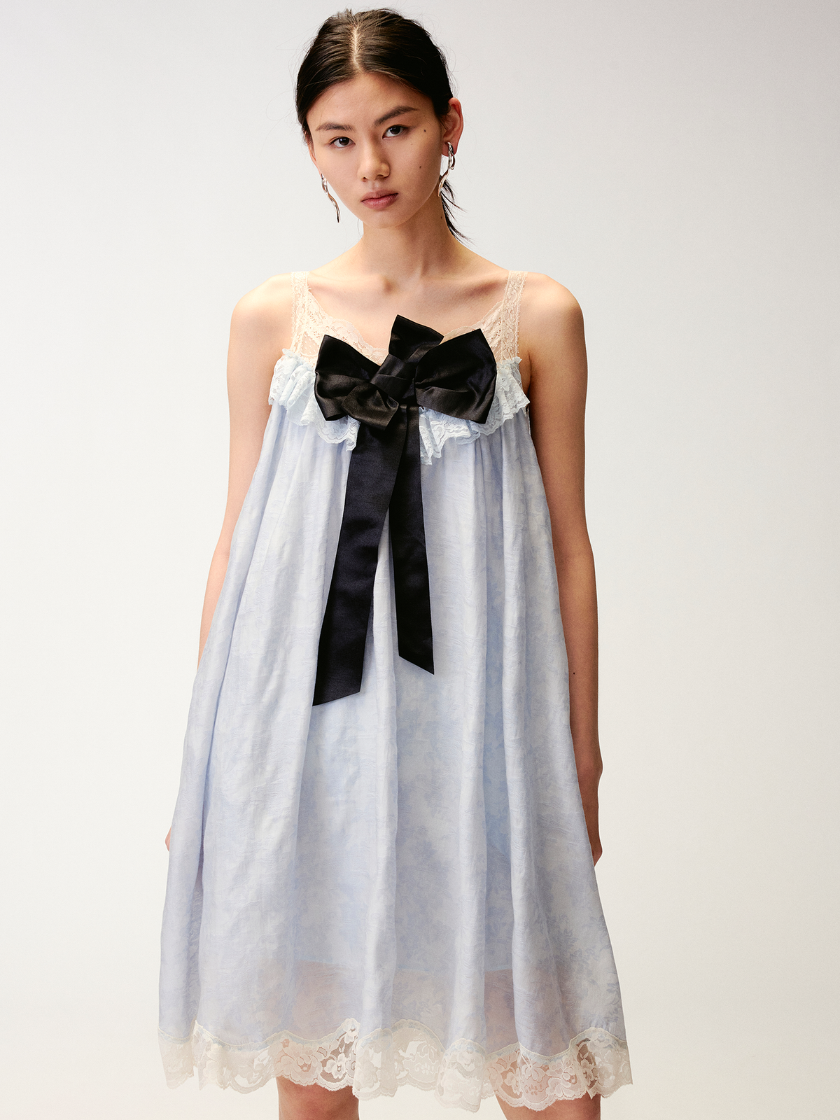 3d bow knot cami dress