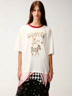Draped layered camisole T-shirt