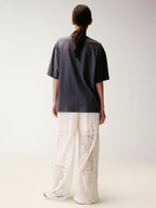 Lace Patchwork Cargo Pants