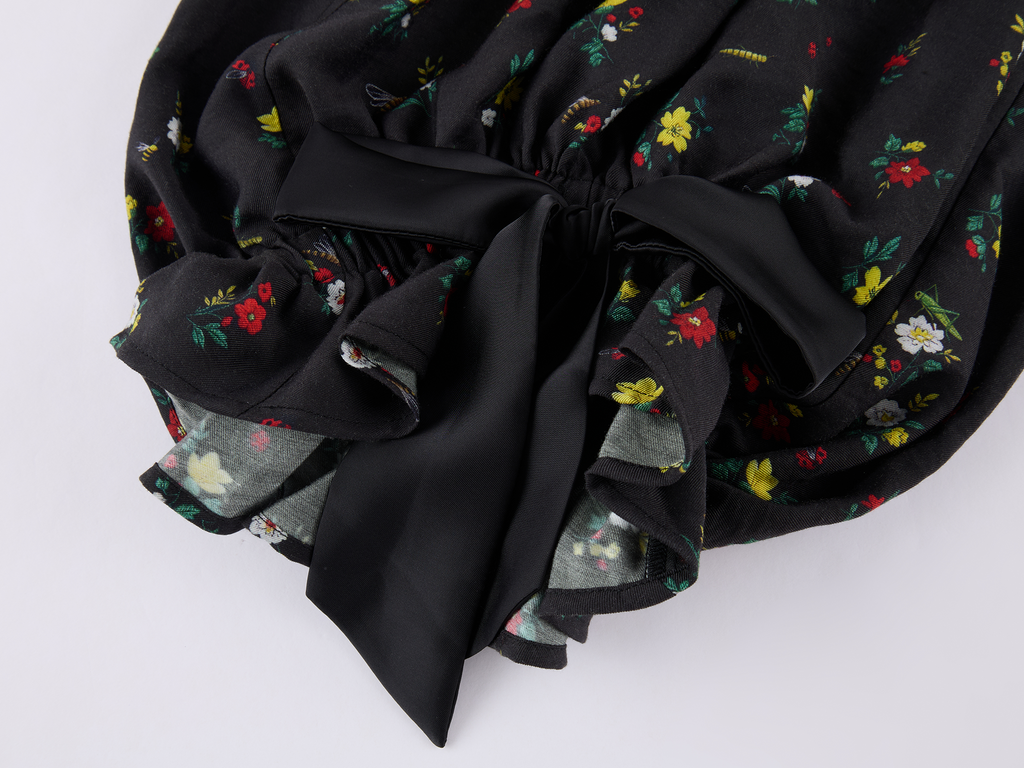 Insect and floral print bloomers