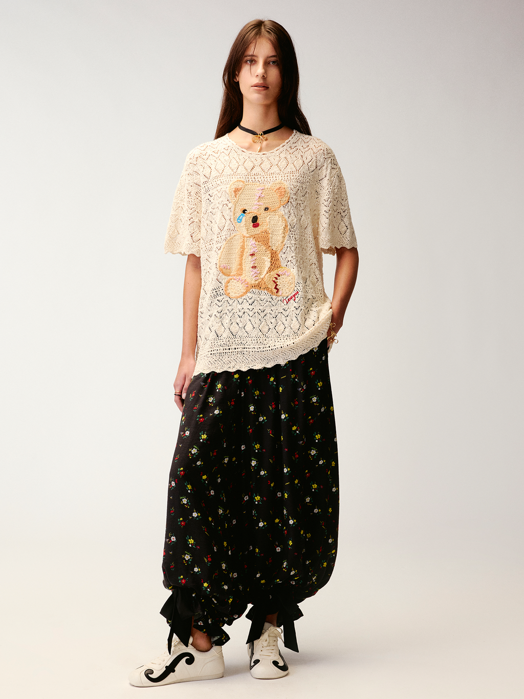 Insect and floral print bloomers