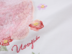 Embroidered hugging rabbit crewneck T-shirt