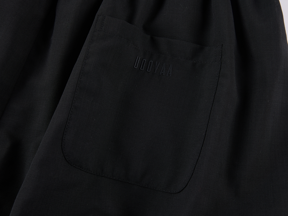 Gathered lantern shorts