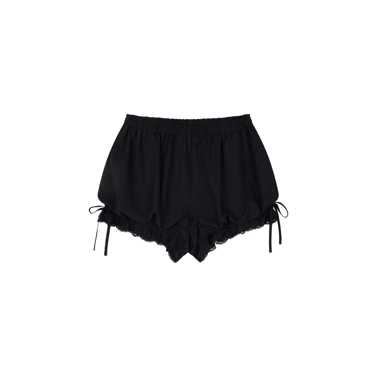 Gathered lantern shorts