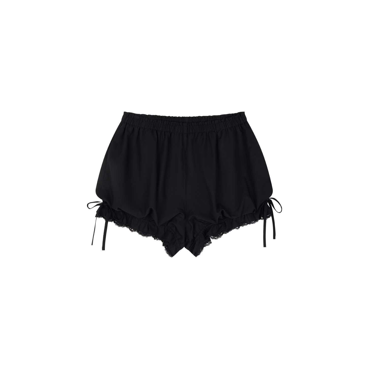 Gathered lantern shorts