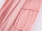 Retro pink heavy wash bloomers
