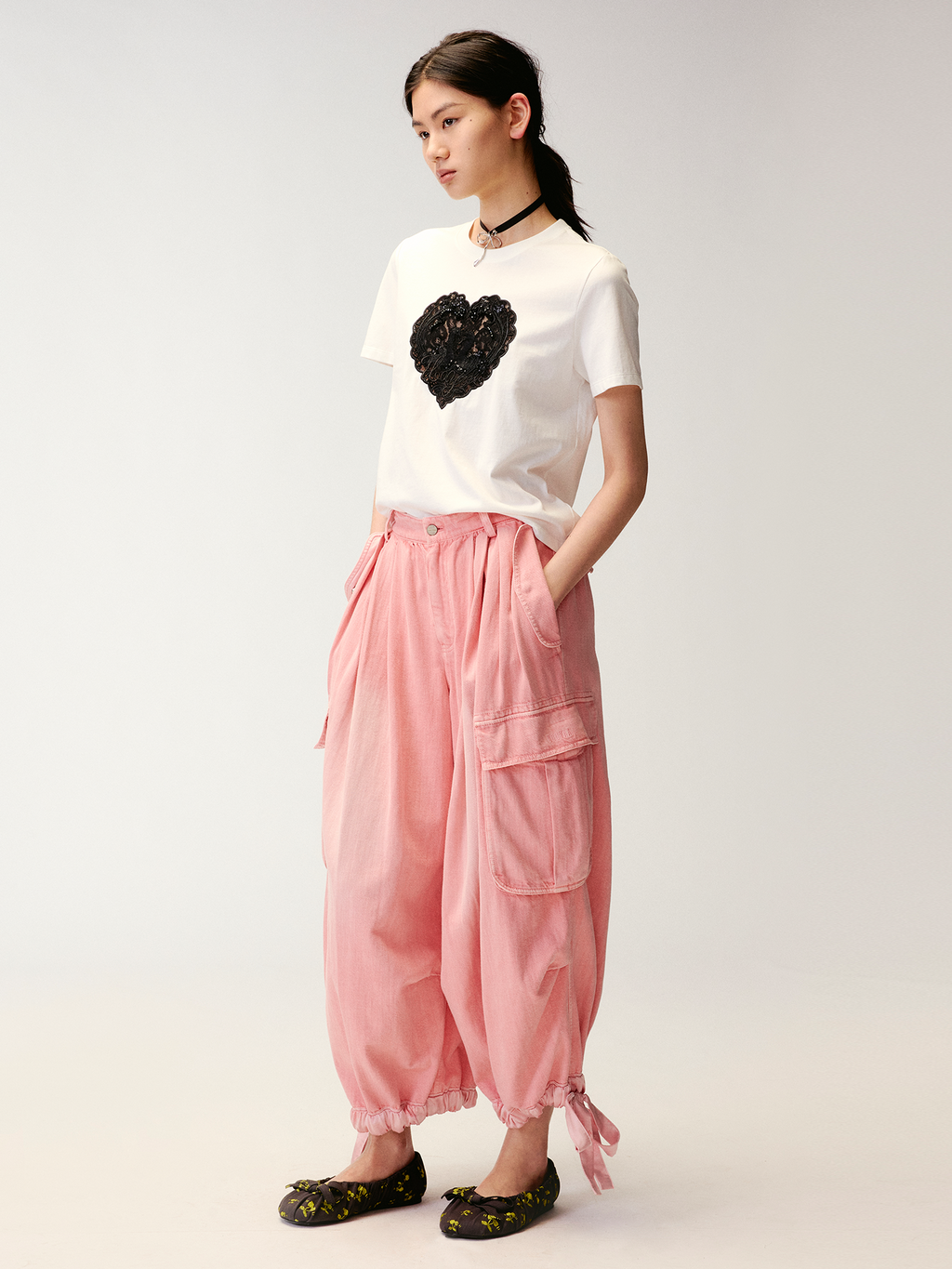 Retro pink heavy wash bloomers