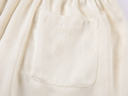 3d satin lace bow mini skirt
