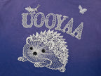 Lace embroidered hedgehog T-shirt