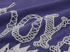 Lace embroidered hedgehog T-shirt