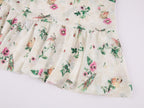 Insect and floral print dress