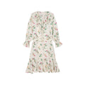 Insect and floral print dress