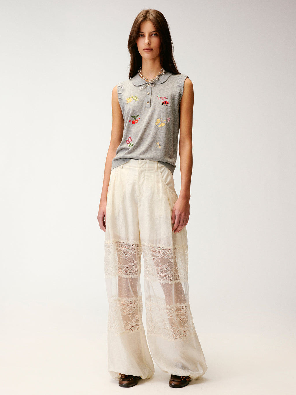 Lace patchwork bloomers