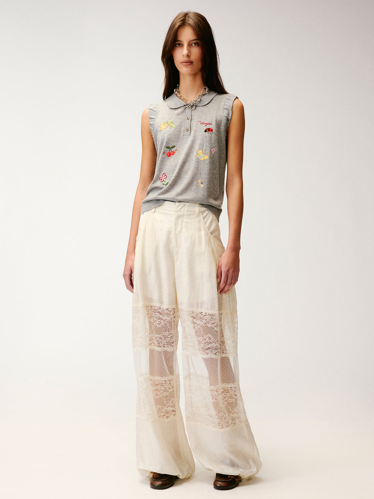 Lace patchwork bloomers