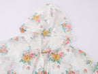 Vintage Wallpaper Print Hooded Shirt
