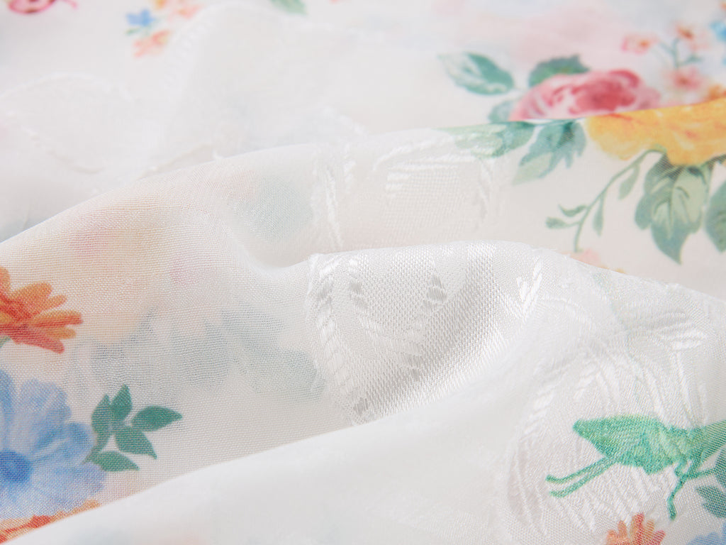 Vintage Wallpaper Print Hooded Shirt