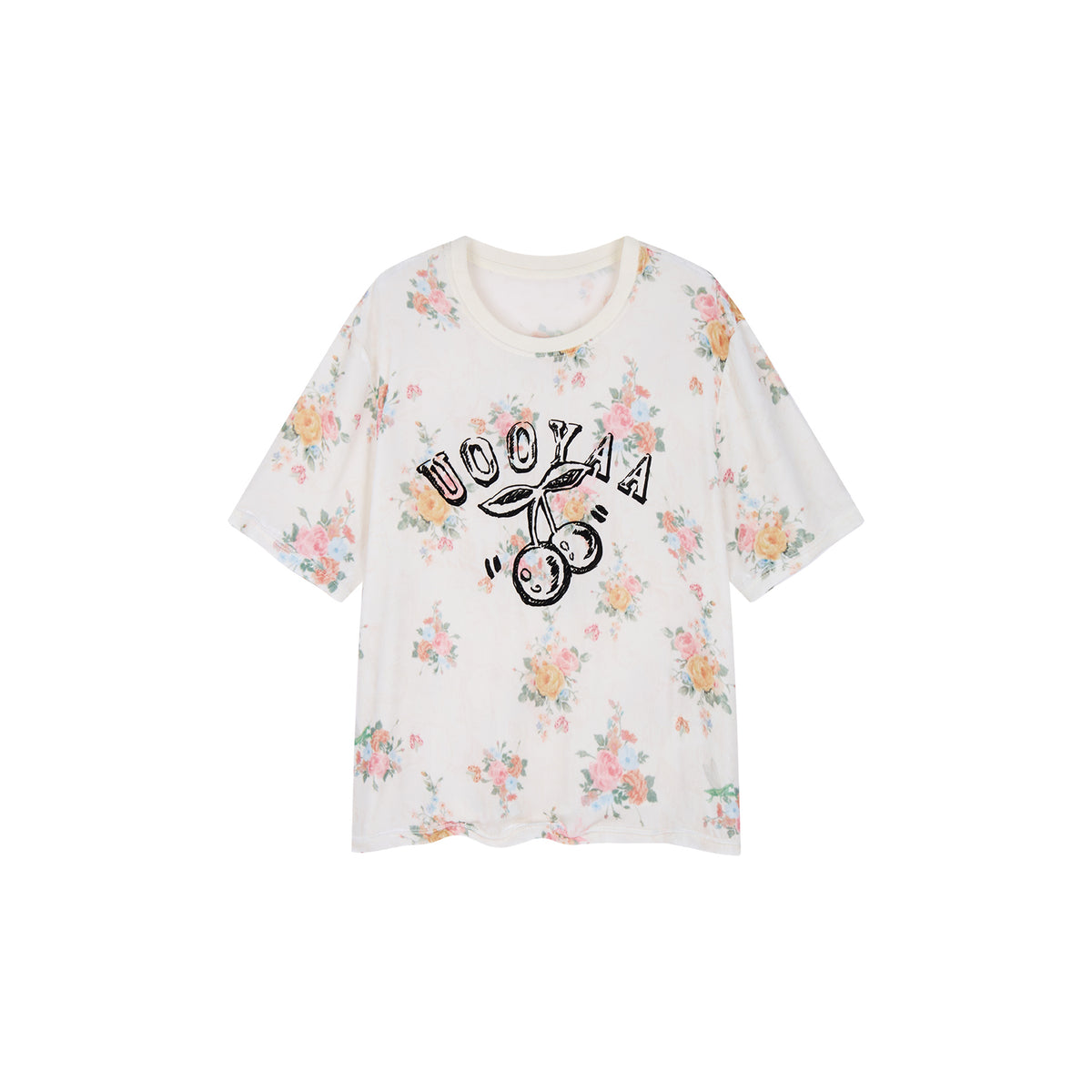Effortless Wallpaper Floral T-Shirts