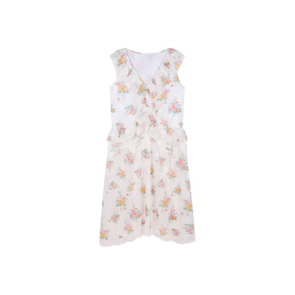 Wallpaper Floral Sleeveless Dress