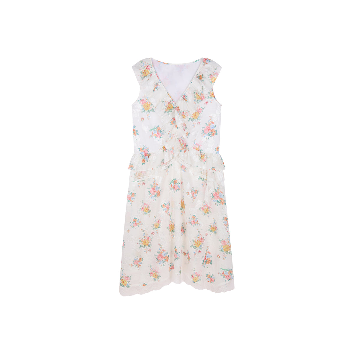 Wallpaper Floral Sleeveless Dress