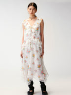 Wallpaper Floral Sleeveless Dress
