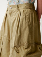 Multi-Pockets Knee-Length Cargo Shorts