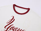 Lace Distressed Flocked T-shirt