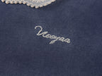 Lace Peter Pan Collar Washed T-shirt