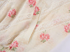 Lace Trim Floral Sporty Jacket