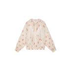 Lace Trim Floral Sporty Jacket