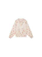 Lace Trim Floral Sporty Jacket